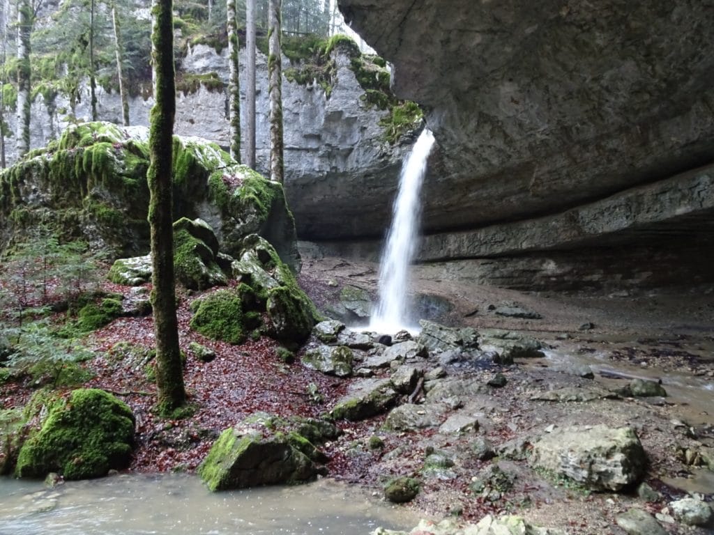 Wasserfall in der Schweiz